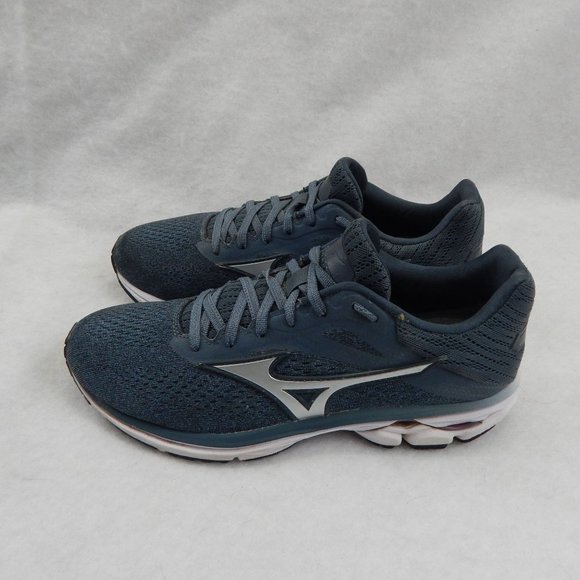 Mizuno Womens Wave Rider 23 Citadel-Glacier Running Shoes Size 8.5 - Picture 4 of 13